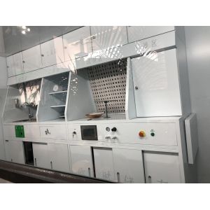 Professional Paint Mixing Room with Controlled Environment and Advanced