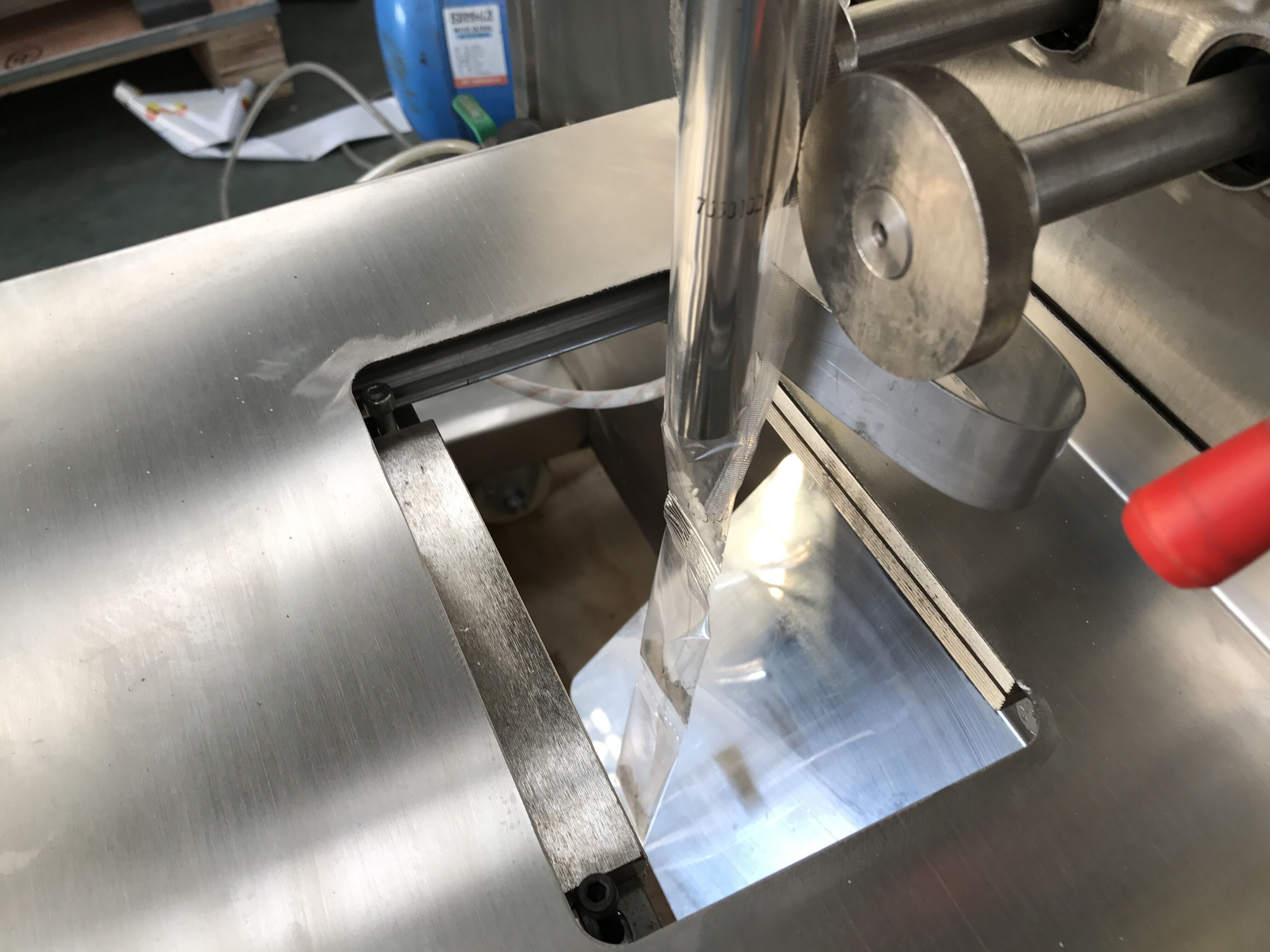 Stainless Steel Stick Pack Machine 4 Sides Seal With Fault Display System