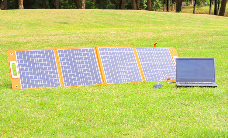 100W Folding Solar Panel , Monocrystalline Photovoltaic Solar Panel