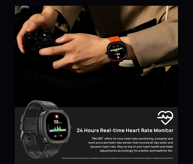 1.32inch 360x360 Pixel Smart Bluetooth Watch For Weight Lifting