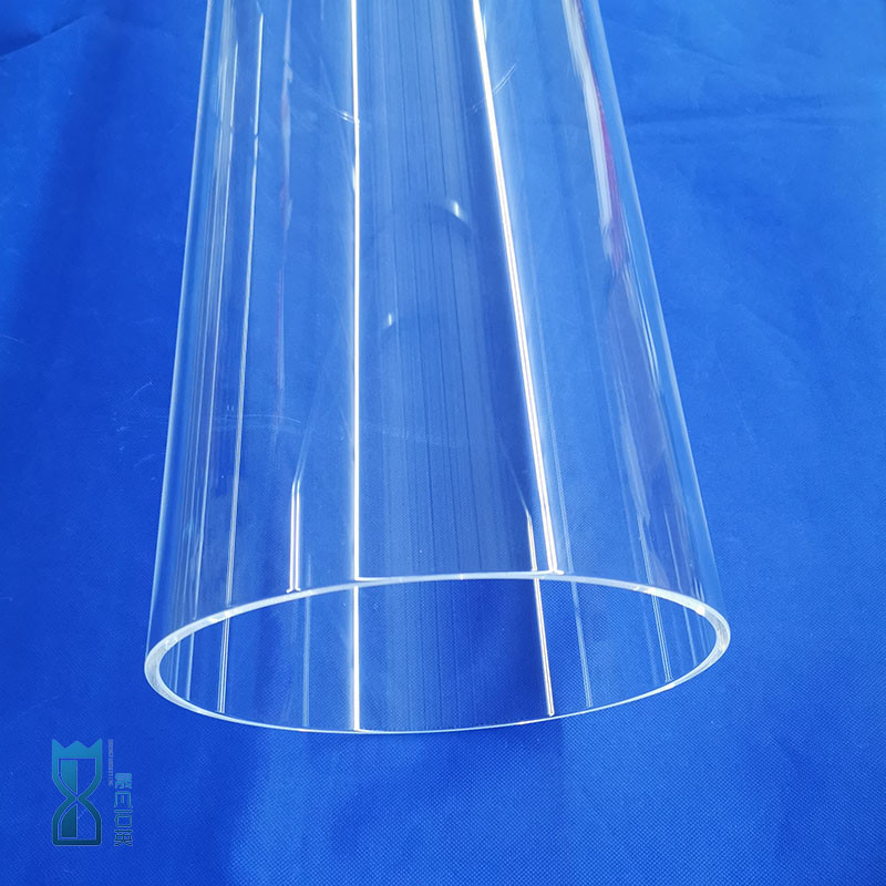 Resistance High Temperature Customizable Size Quartz Glass Tube Fused Silica Transparent Quartz Tube