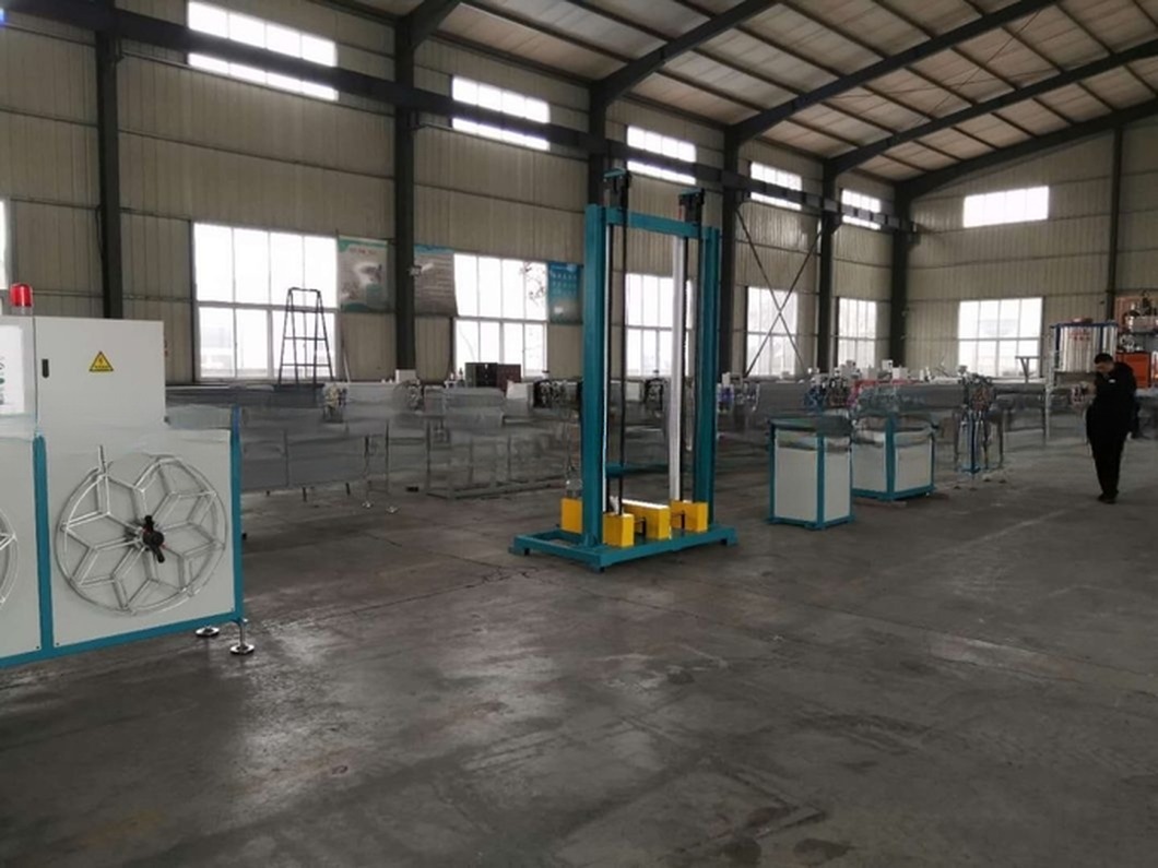 New Tech Plastic Geostrap Production Line / Geostrap Making Machine