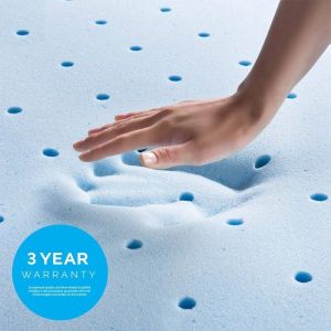  Durable Thick Foam Mattress Topper , Ventilable Blue Double Foam Mattress Manufactures