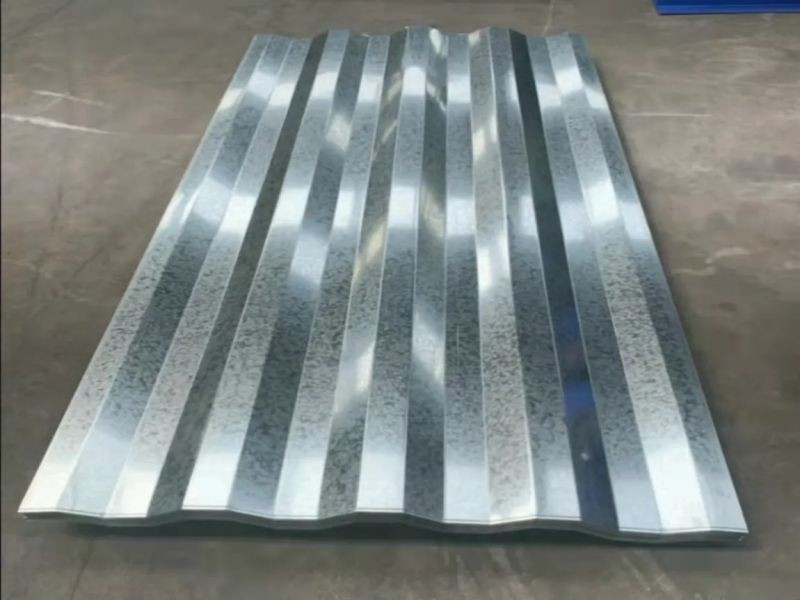 Galvanized Corrugated Carbon Steel Roof Sheet 18 Gauge Zero Mini Spangle DC01 DC02