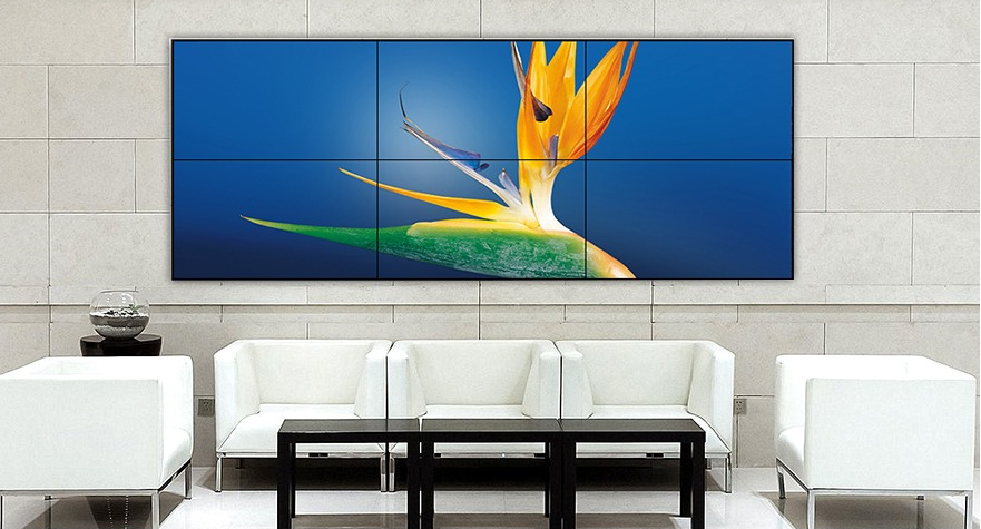 49 Inch Split 350cd/m2 FCC Narrow Bezel LCD Screen SCCP