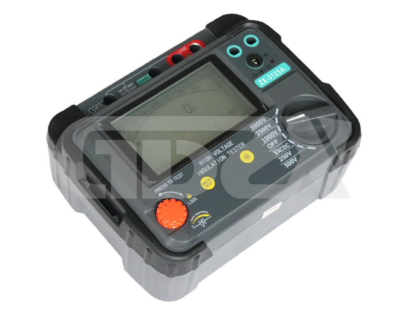 ZX-3125A 250-5000V Digital Insulation Resistance Tester Automatic Handheld