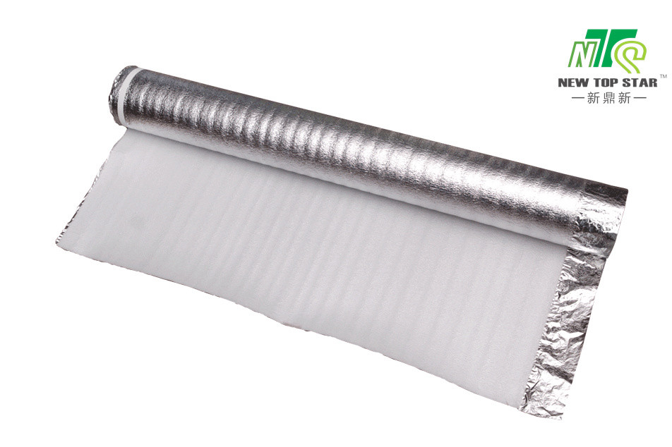 2mm Foam Underlayment EPE White Foam Flooring Underlay 200sqft/Roll 22kg/Cbm