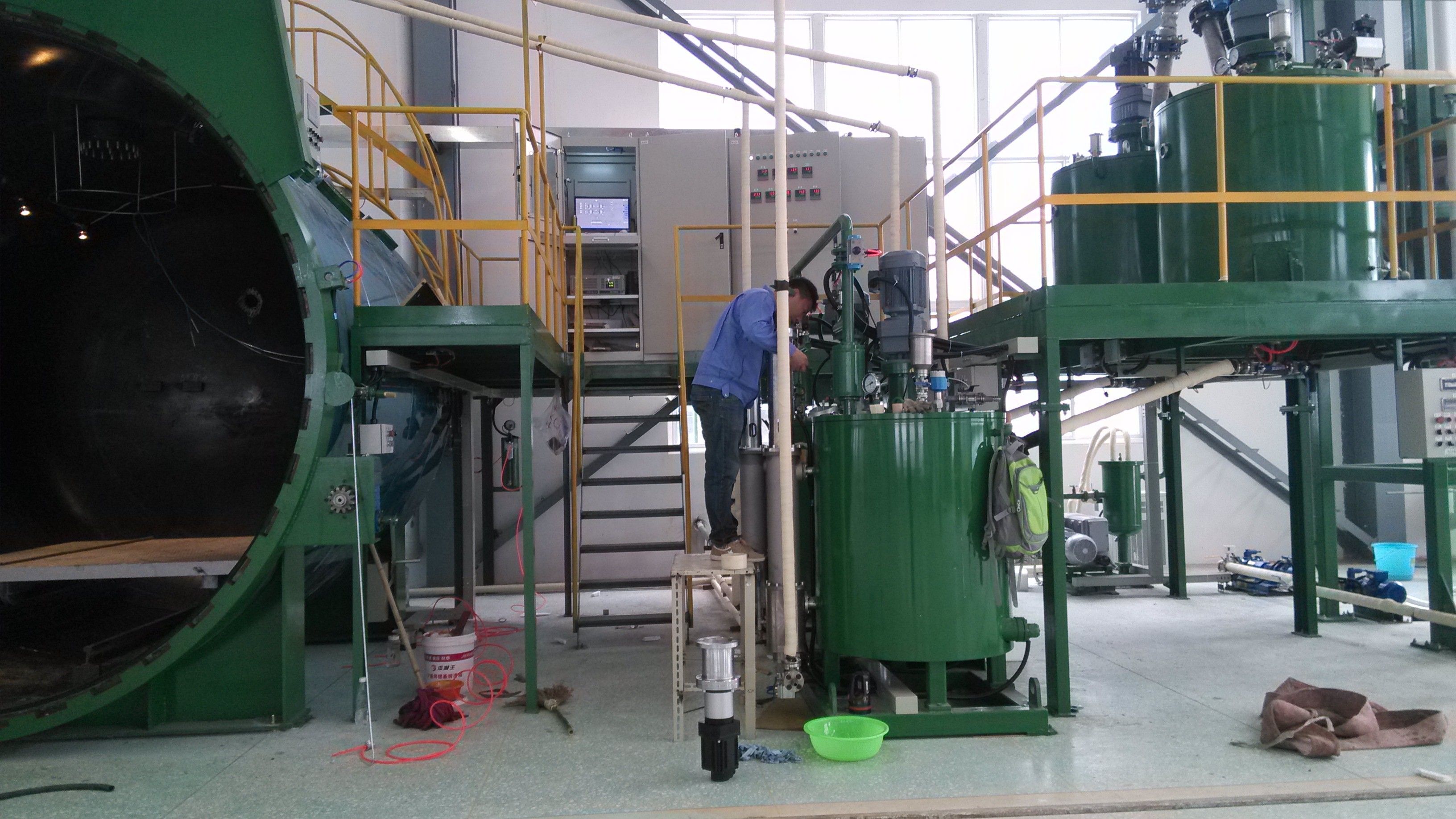 A square single-phase transformer vacuum drying equipment