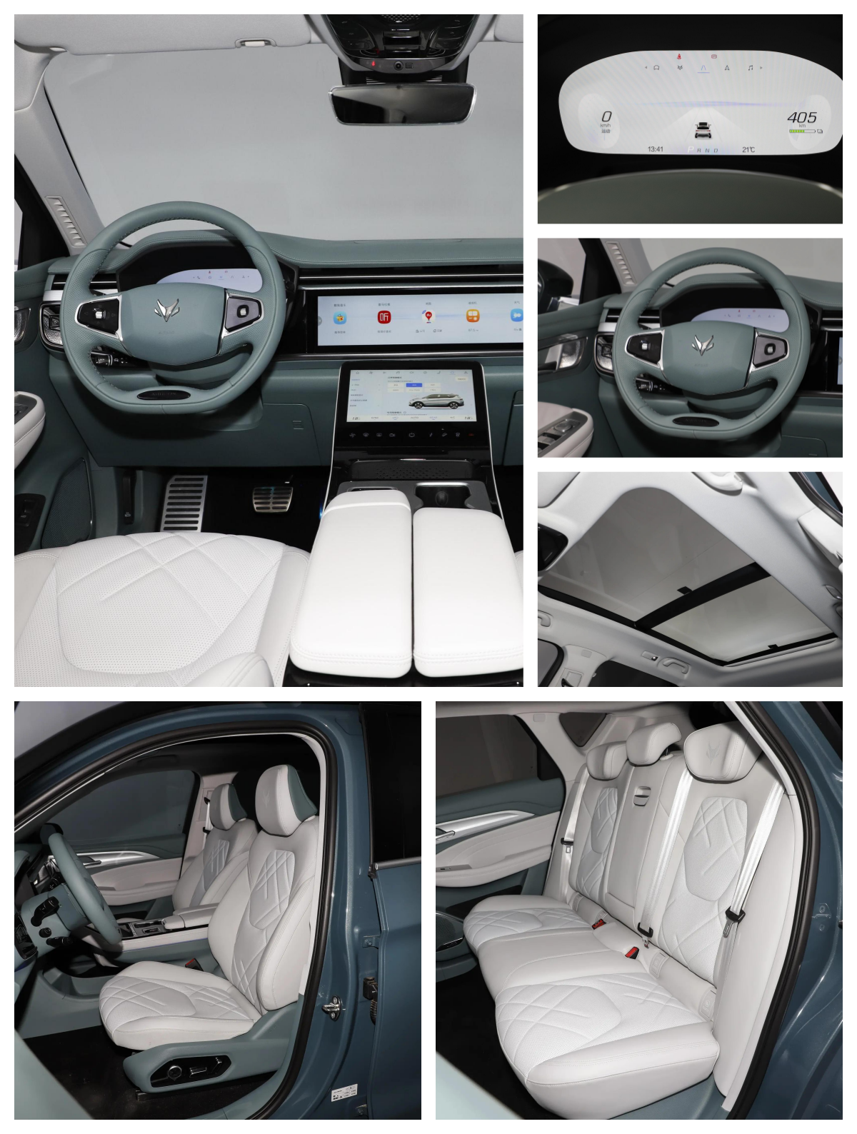 Made Cool Electric Vehicle Arcfox Alpha T SUV with Customized Dimensions 4788*1940*1683