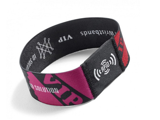 Quality Reusable Stretch Elastic RFID Wristbands For Events for sale