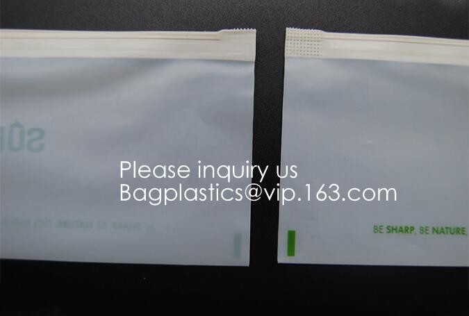 Eco PLA 100% Biodegradable Corn Starch Compostable Plastic Zipper Bag,Resealable PLA Biodegradable Poly D22/EPI PAC Bag