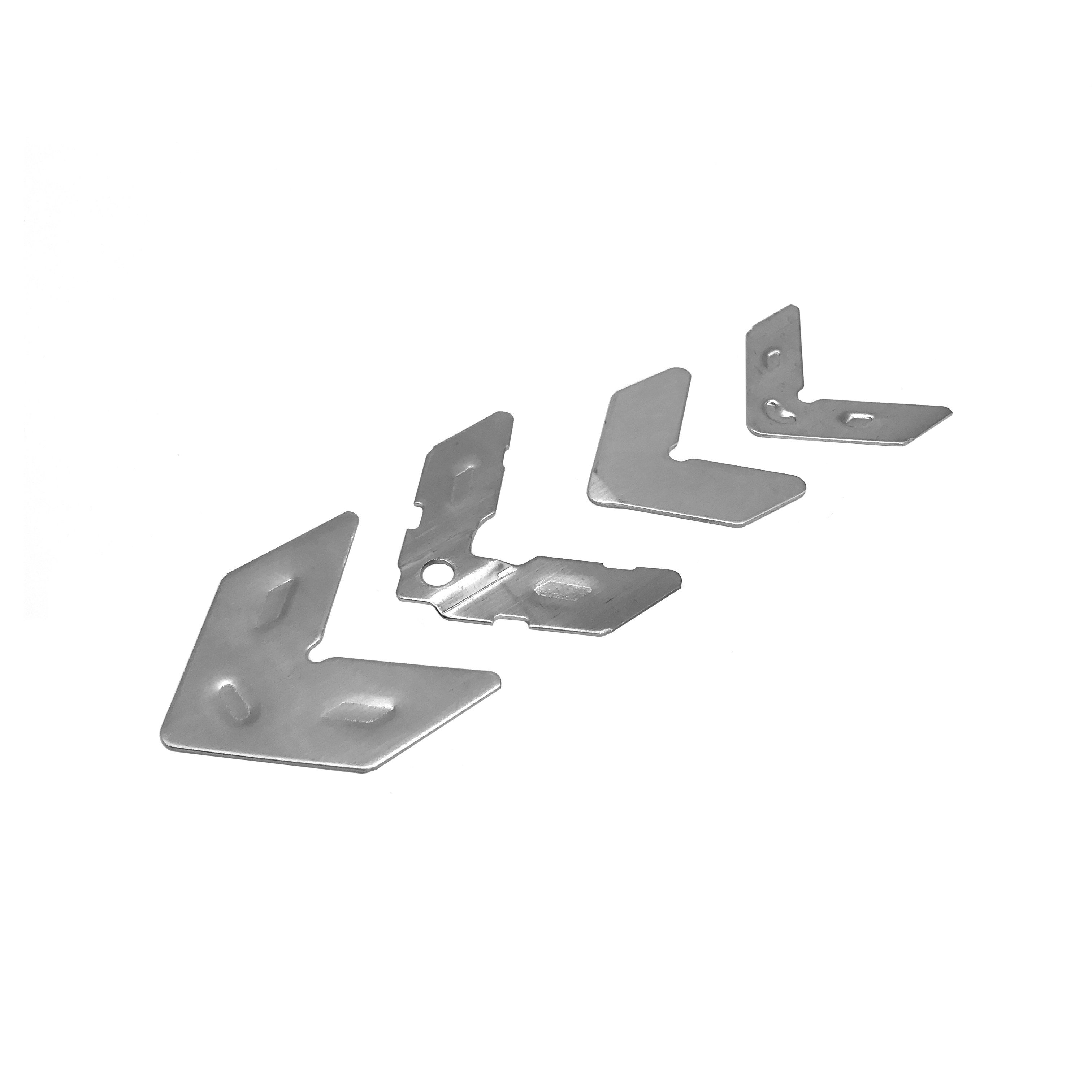201 Stainless Steel Door Hardware Corner Code Piece For 60 Series Window Screen Corners