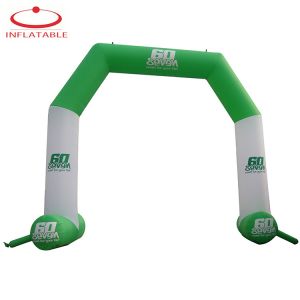 Outdoor Event Inflatable Finish Arch Waterproof With Custom Printing