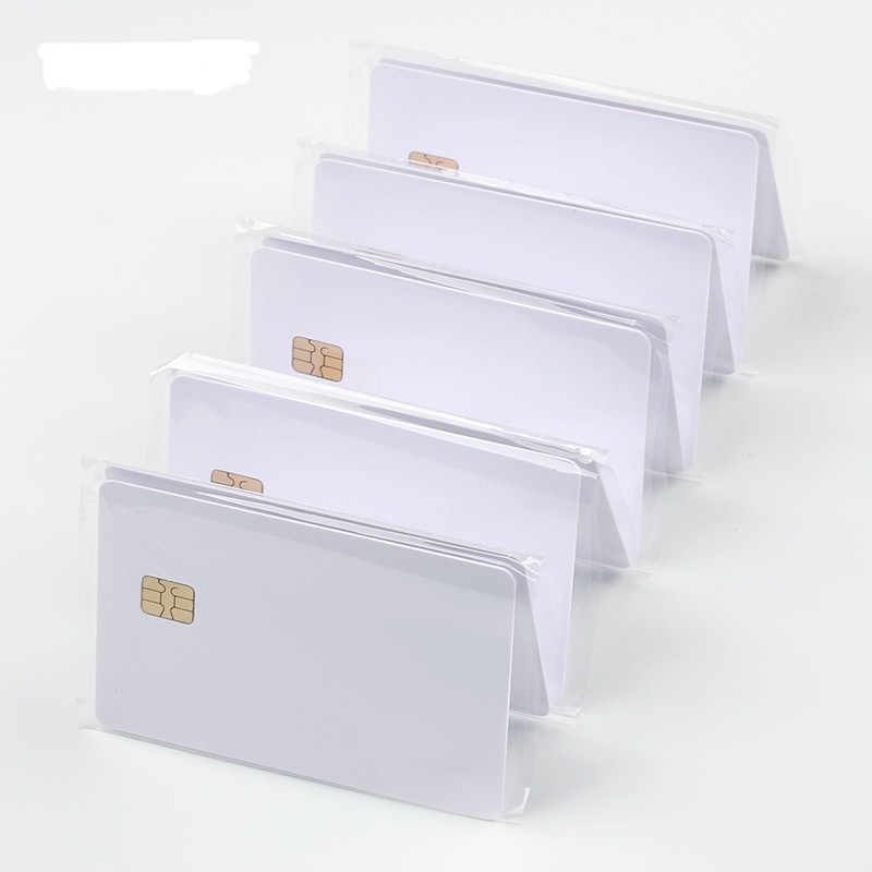 BLANK printable ID inkjet pvc chip card FM4442 FM4428 with magnetic stripe FOR Epson & Canon inkjet printer from China