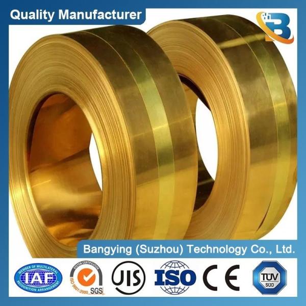 Red Brass Strip Uns C24000 Cuzn20 Copper and Zinc Coils Strips for Decorative