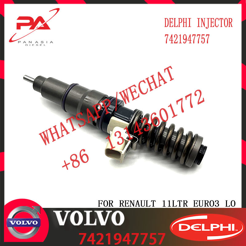 21947757 New Diesel Fuel Injector For VOL-VO TRUCK 11LTR EURO3 LO E3.18, BEBE4D44001 21947757, 7421947757