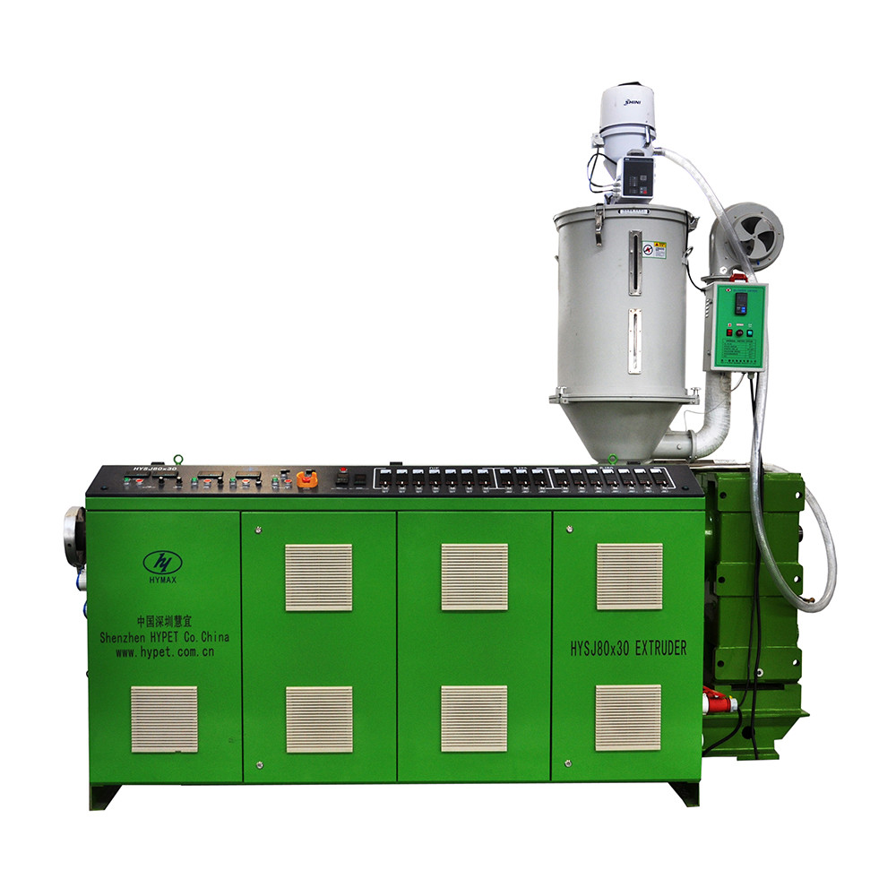 SJ90/28 45kw Motor 220kg/h Single Screw Extruder For PPR PPH Hot Cold Water Pipe In Three Layer Double Station
