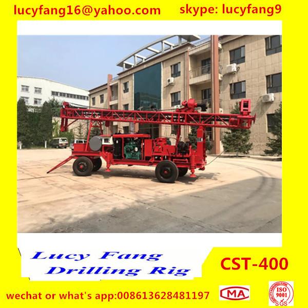 China Hot Track Mounted Mobile CST-200 Water well Drilling Rig For 100-200 m