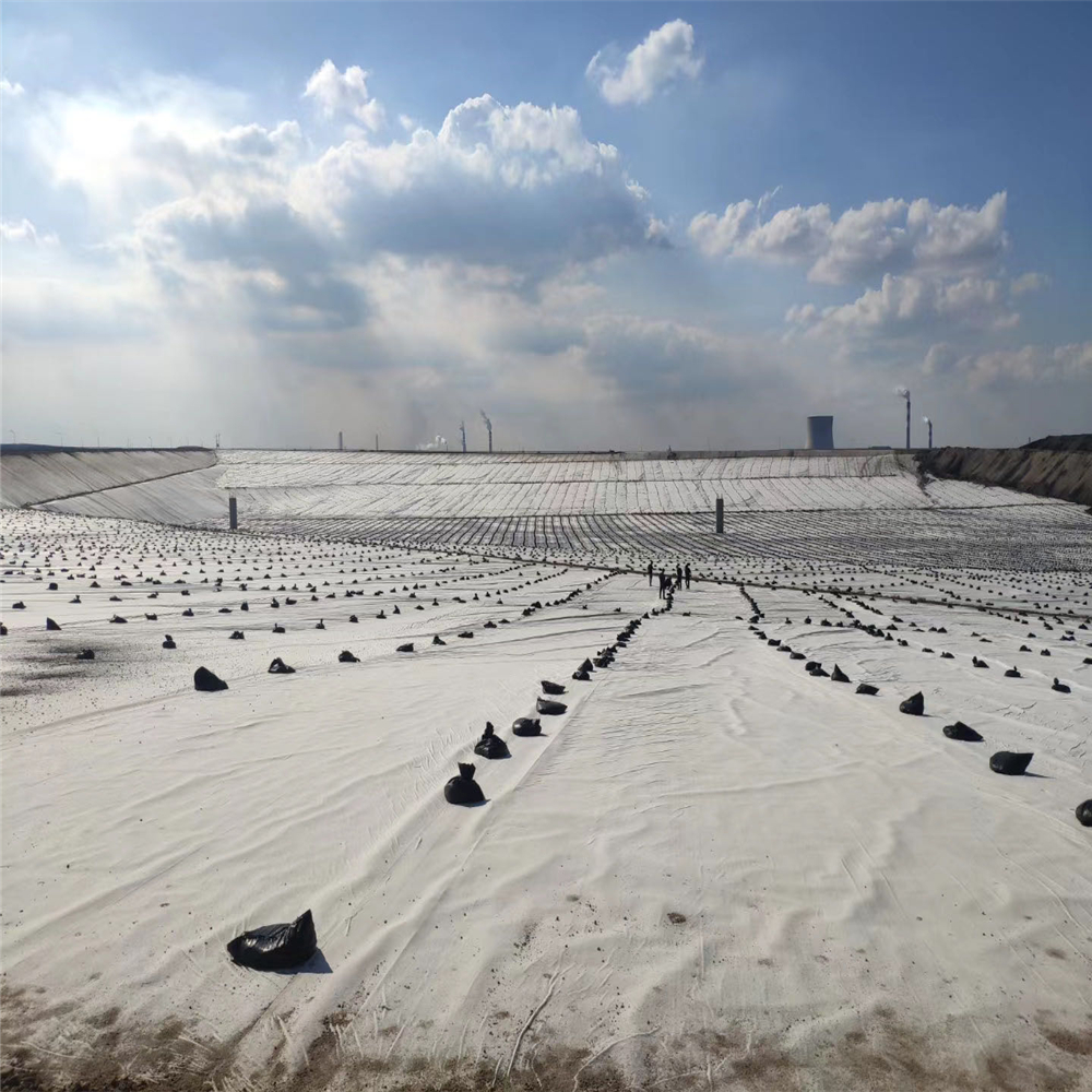 300g 400g Non Woven Geotextile For Road Landfill Needle Punched for Landfill Projects