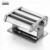 180mm Manual Spaghetti Maker Roller Nickel Plated Stainless Steel Silver Red