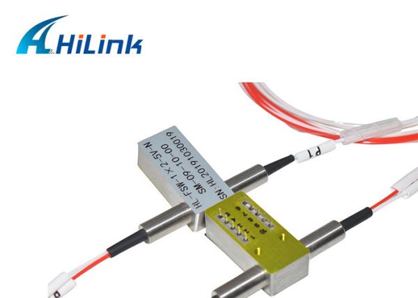 1X2 Mechanical Optical Switch 1310/ 1550nm SM 5V Non Latching 0.5m Without