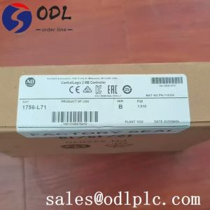 2MB Allen Bradley 1756-L71 0.98MB I/O Memory USB Port Chassis Mount Lithium Battery Manufactures