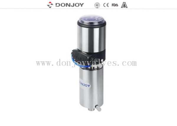 Stainless Steel Intelligent Valve Positioner Electric Diaphragm Valve FDA / CE /
