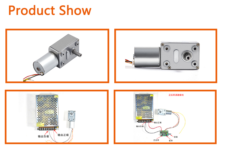 Faradyi Wholesale Product Brushless DC Turbo Worm Gear Motor Speed Control Small Motor 12v24v Self-Locking Gear For Smart Lock
