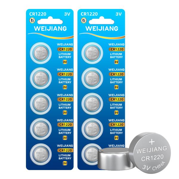 Oem 3v CE Certified Cr1220 Button Cell 40mah For Car Remote Control Bluetooth