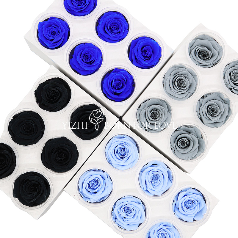 5-6cm Preserved Rose Heads For Home Decoration