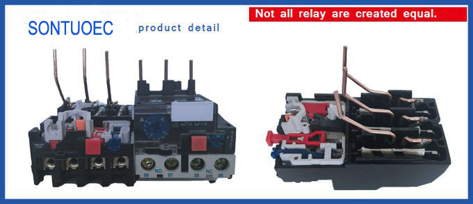 Miniature Three Phase Thermal Overload Relay TR2-D23 Low Power Load
