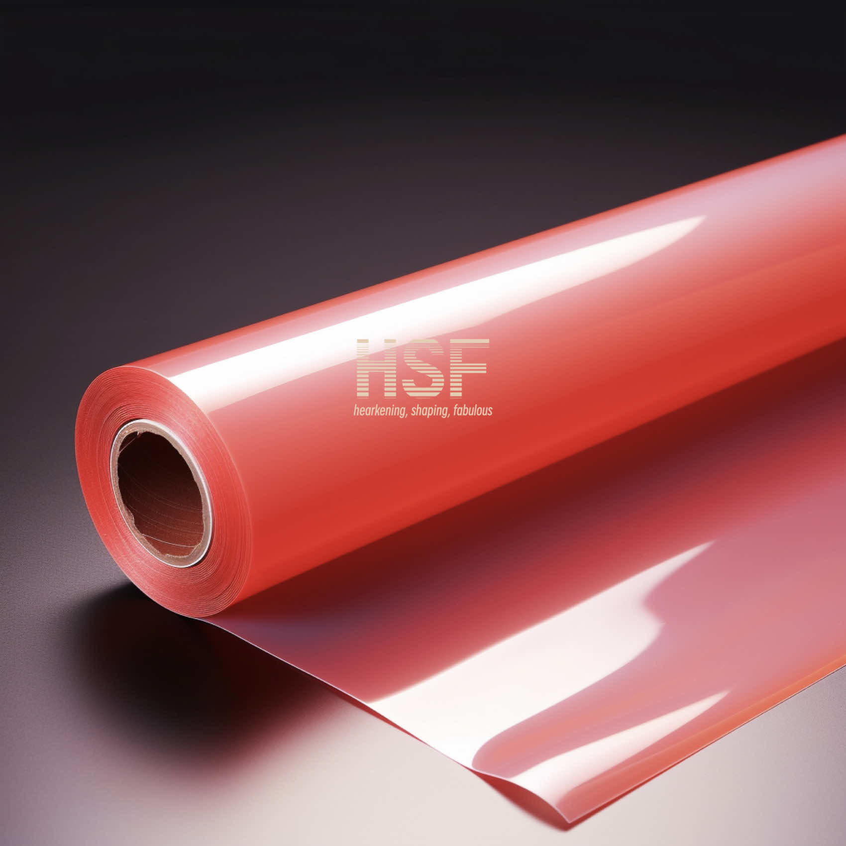 20um Translucent Red Non Silicone Coated Translucent Polyester Film