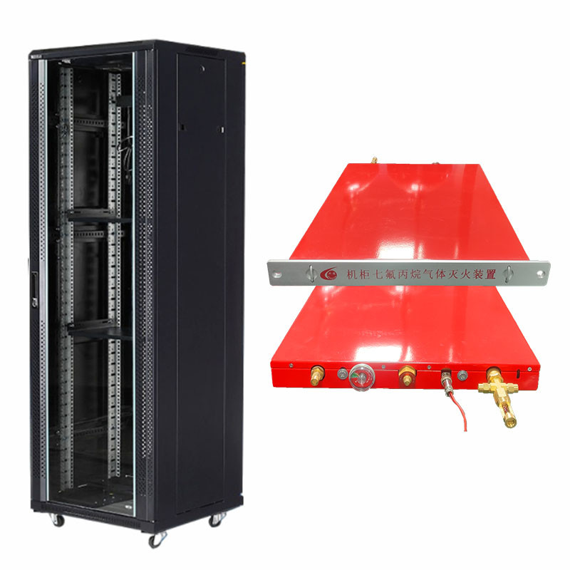 Red FK-5-1-12 Rack Fire Suppressor High Durability 1U Capacity Xingjin Unit Easy Installation