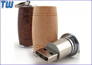  Mini Wine Barrel 4GB USB Flash Drive Wood Material Free Key Ring Manufactures