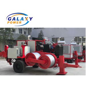 China Max 180KN 10 Grooves 24V Electrical Transmission Line Stringing Equipment on sale