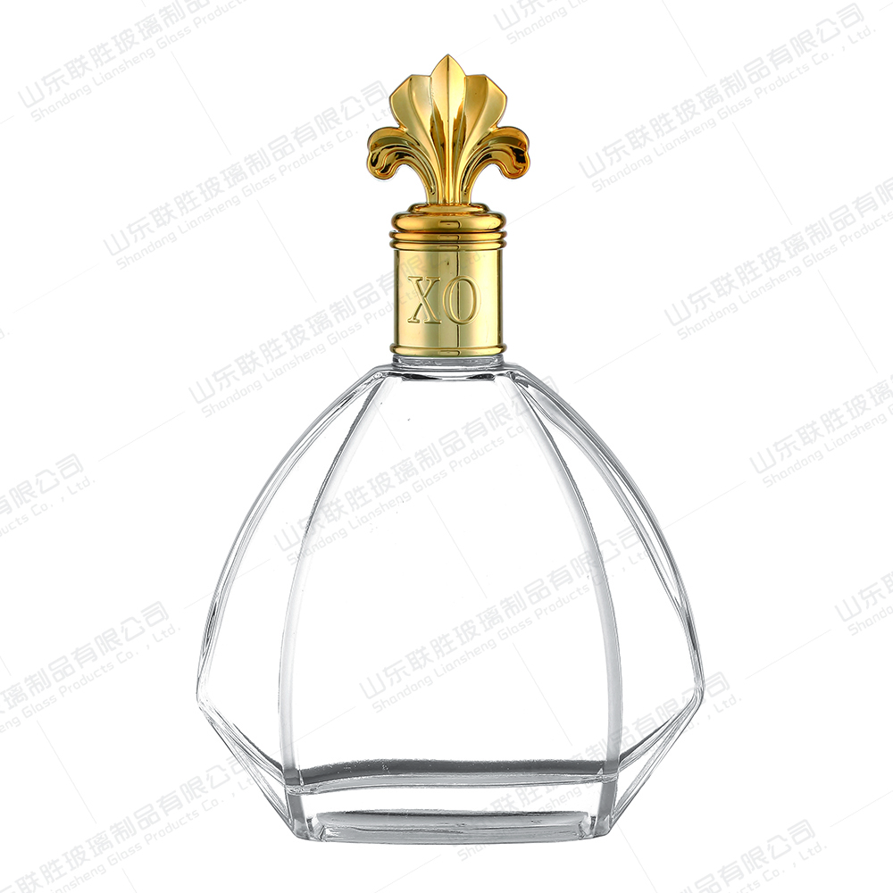 Glass Wine Bottle for Bar Party Brandy Vodka Tequila Decanter Unique and Eye-Catching
