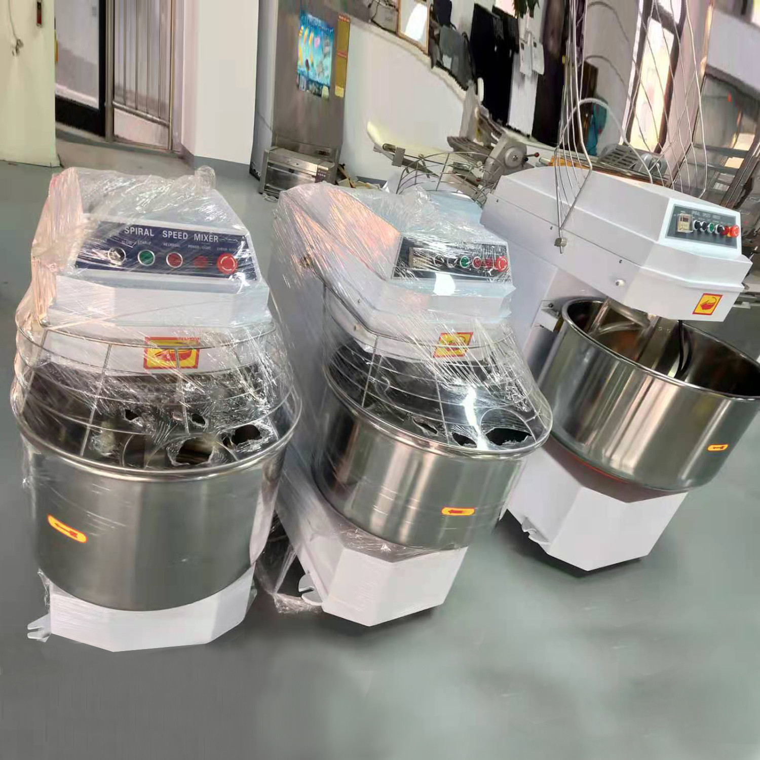Electric 380V/220V Two Speed Partner Dough Spiral Mixer