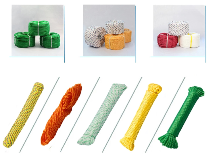 High Strength Marine Mooring Rope Multi - Colored Sailing Rope Low Elongation