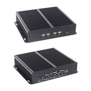 Fanless Industrial Mini Computer With Intel Core i5-3317U DDR3L 8GB RAM And 4COM