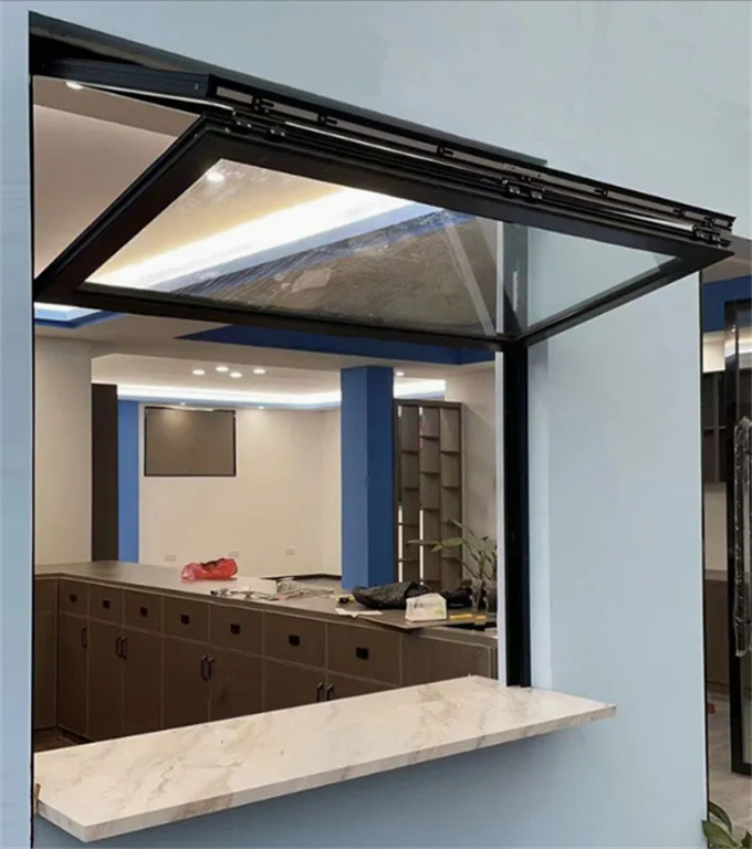 Folding Glass Windows Customization Option Level 9 Wind Pressure Resistance