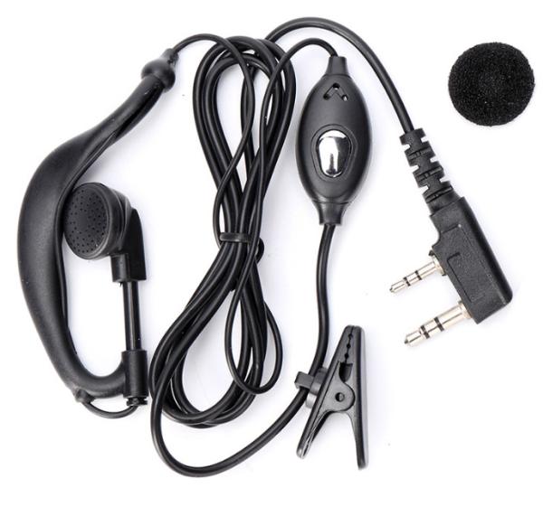 Wired Earphone Two Way Radio Accessories For Baofeng 888s Uv-5r Walkie Talkie