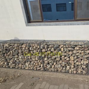 Hot-Dip Galvanized Welded Gabion Wall Baskets (1m x 0.5m x 0.3m) for Courtyard