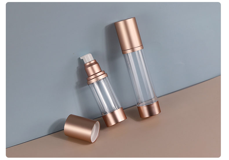 Luxury Airless Cosmetic Bottles Customized Containers For Skin Care Products