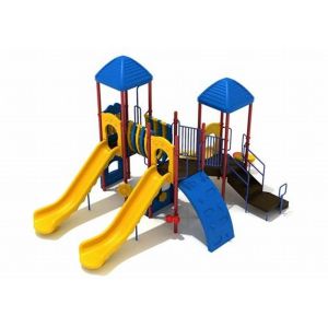 ODM LLEPE Outdoor Playground Playhouse With Tube Plastic Slides