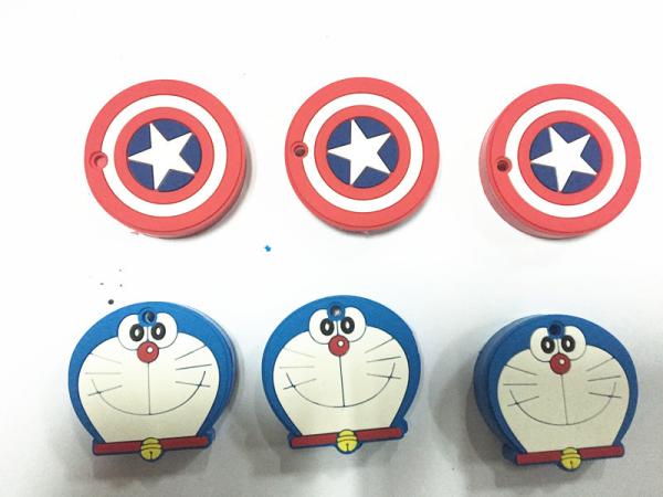 New Design Tracker Position Keychain / Cartoon Cat Silicone Rubber Soft PVC