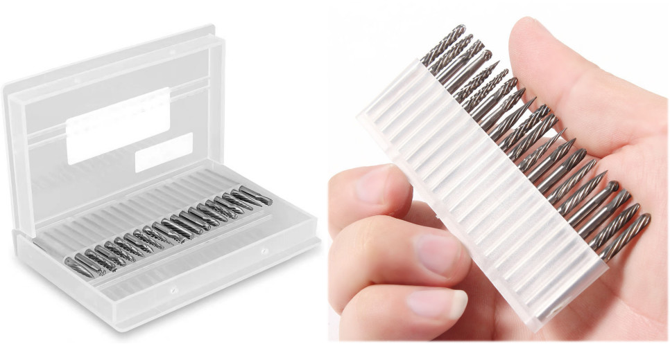 YG7 Tungsten Carbide Rotary Files Customized LOGO