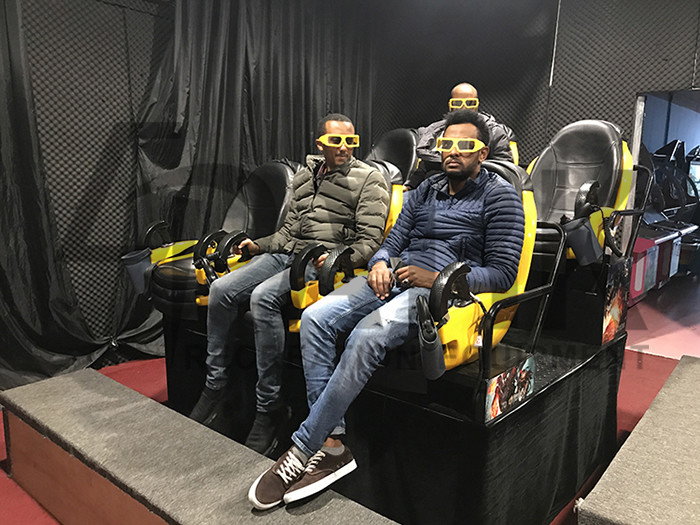 Truck Mobile 4d Cinema Theater / 5d Movie Equipment Electric Platform