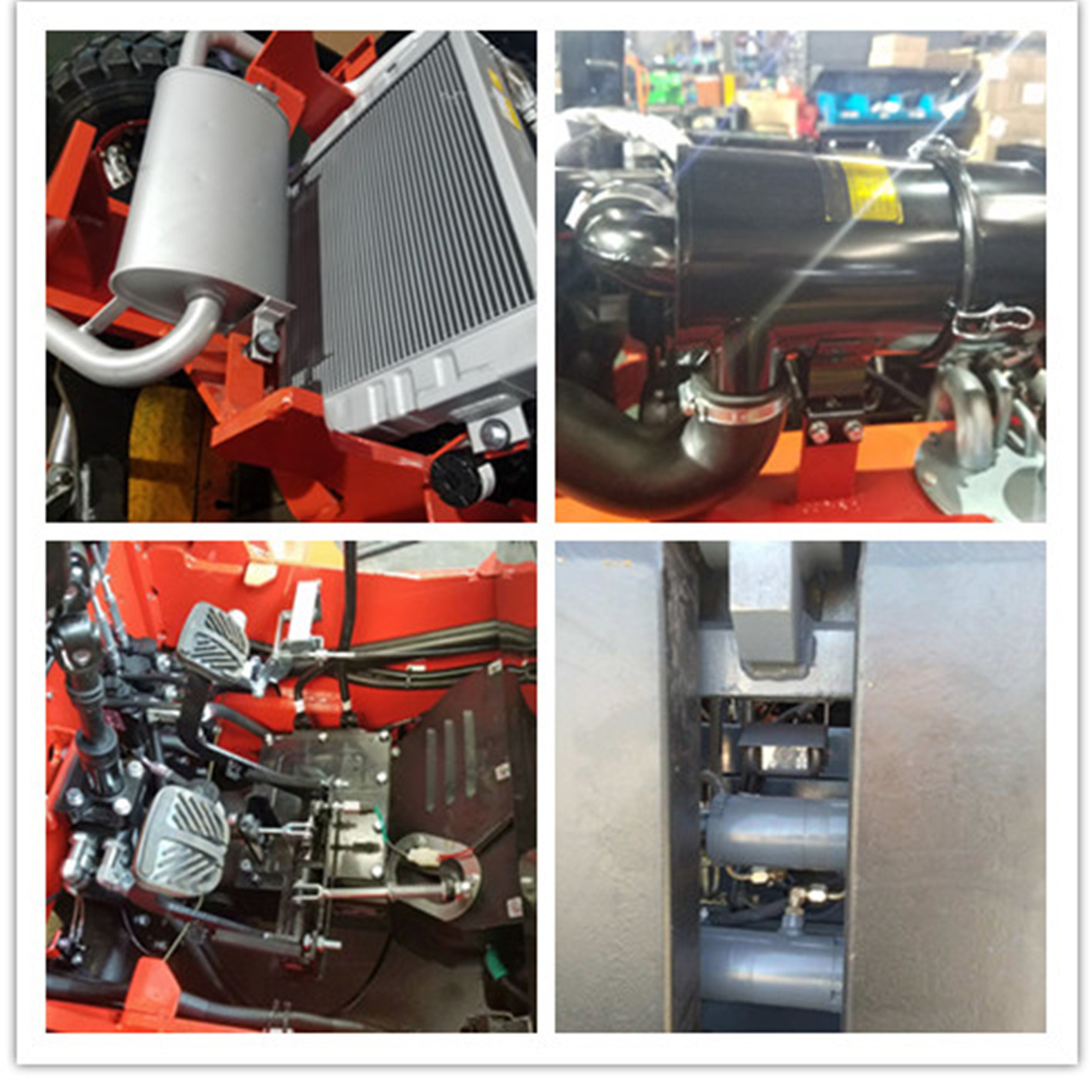 3 Ton Diesel Forklift Truck FD30 Engine Powered With 1070mm Fork Length