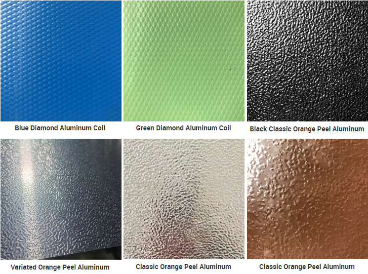 Embossed Diamond Aluminum Plate Aluminum Checkered Plate 1050 Embossed Aluminum Coil