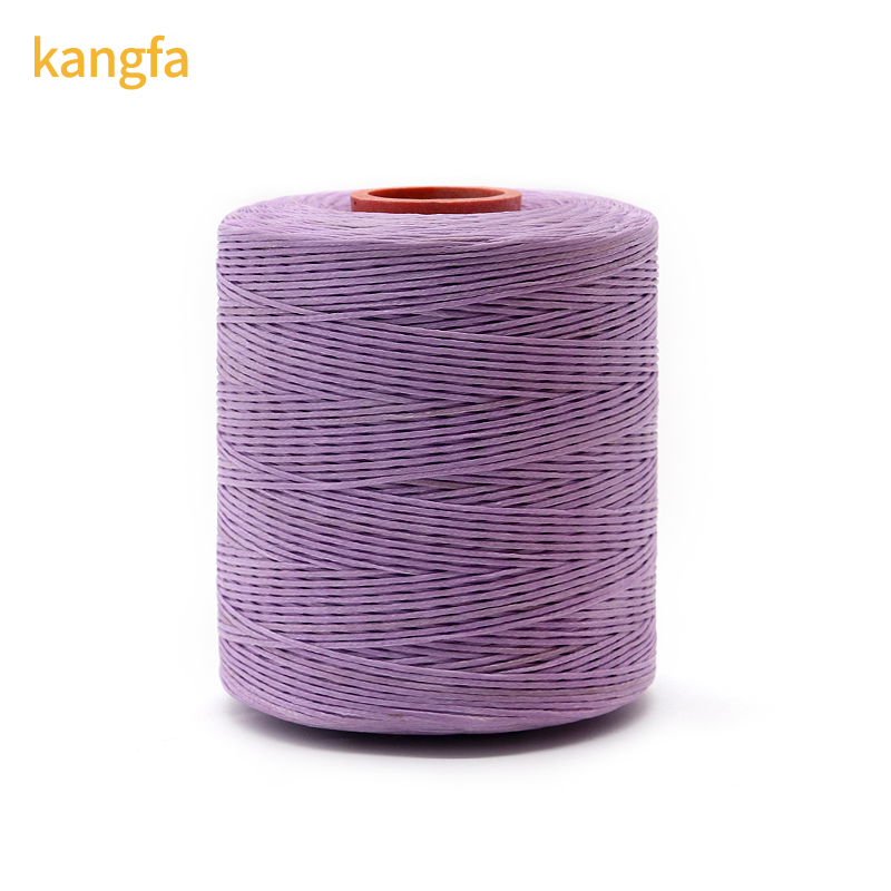 Waterproof Waxed Thread 1MM Handmade DIY Leather Thread with Sintered 150D Flat Design